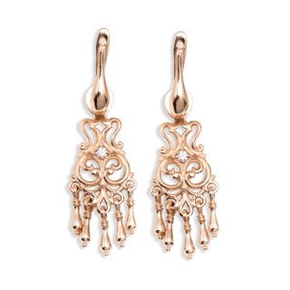 02с052106 Серьги (Au 585)